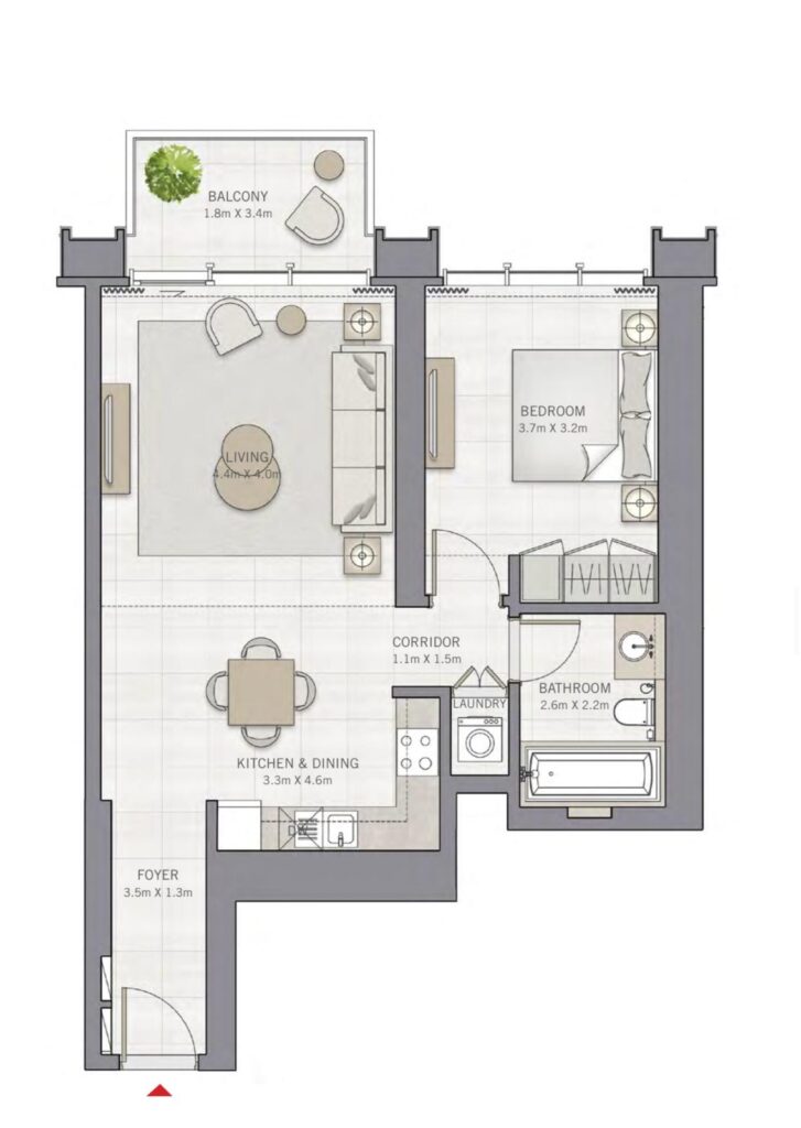 The Grand Apartment in Creek Harbour