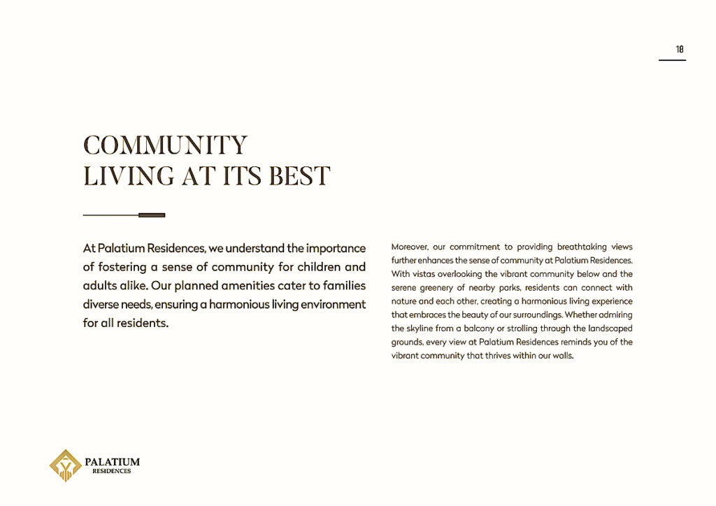 Palatium Residences Brochure