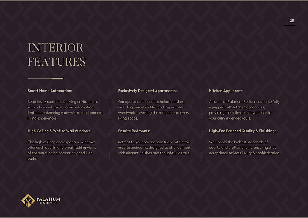 Palatium Residences Brochure